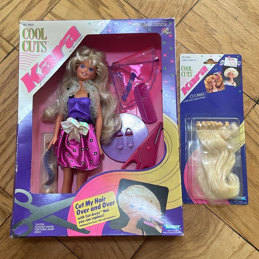 1990 Cool Cuts Kara doll in box w accessories